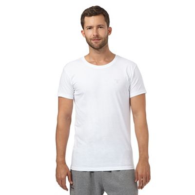 Gant Pack of two white crew neck t-shirts